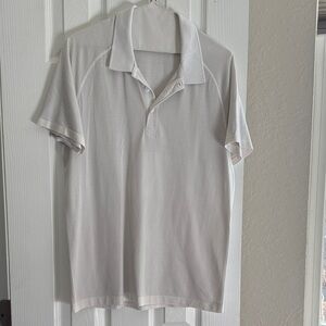 lululemon athletica Men's Off White Performance Polo